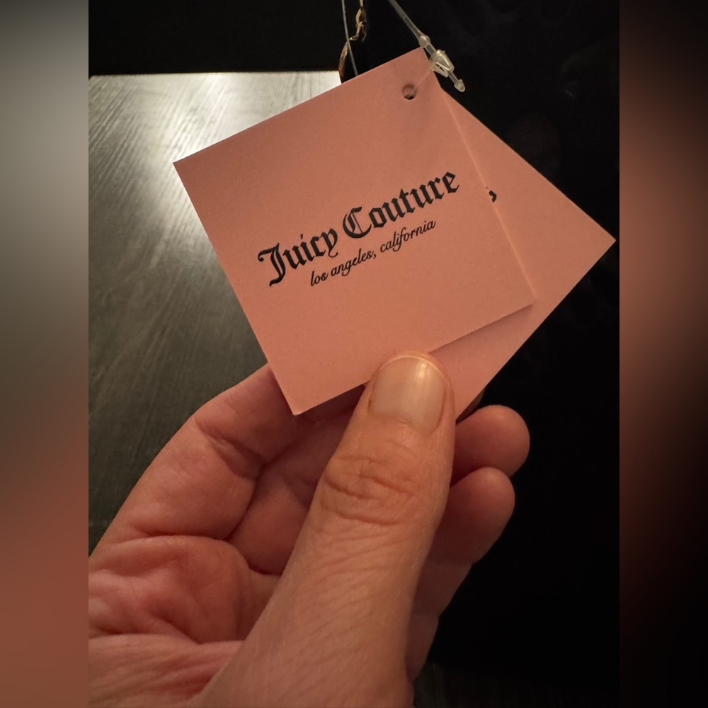 Juicy Couture Black Cosmetic Bag with Gold Accents - Picture 4 of 12